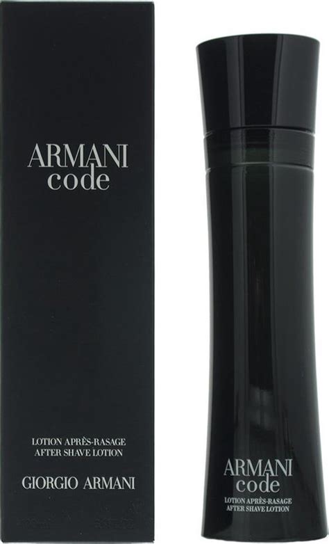 giorgio armani code aftershave.